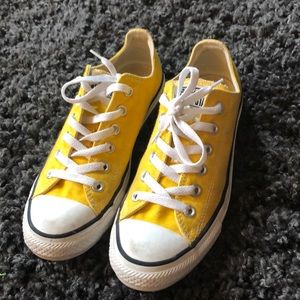 Yellow Low-Top Converse